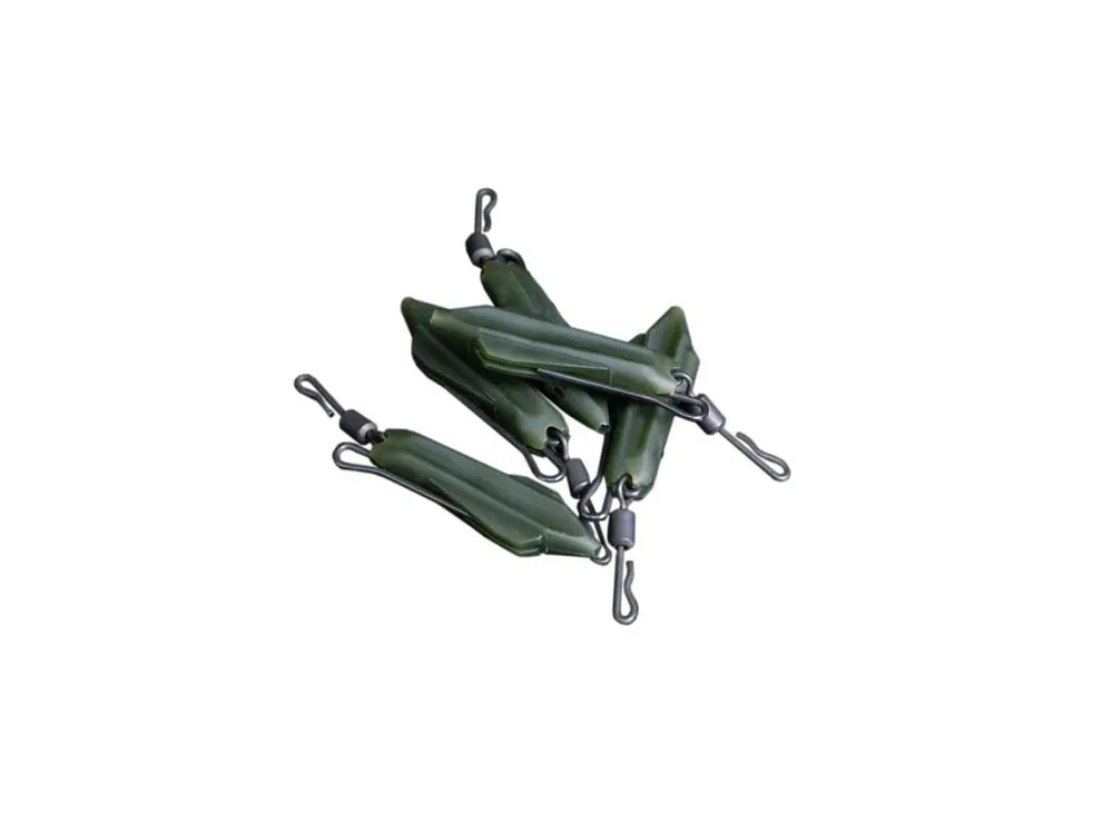 RidgeMonkey Závěska Connexion Uni Lead Clip Camo Green 5ks Speciální Cena