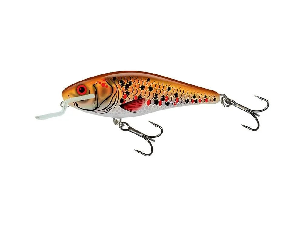 Sezónní Sleva Salmo Wobler Executor Shallow Runner Holographic Golden Back 9cm 14,5g