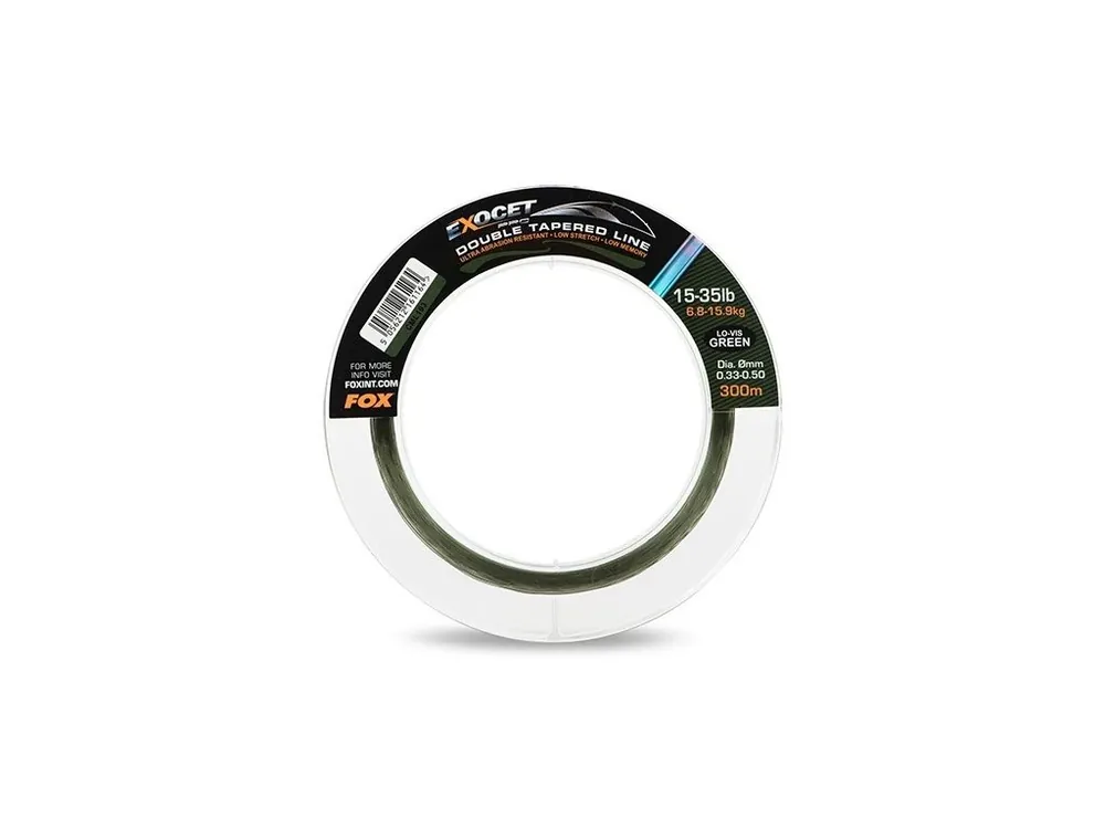 Ověřený Fox Ujímaný Vlasec Exocet Pro Double Tapered Mainline 300 m 0,30-0,50 mm