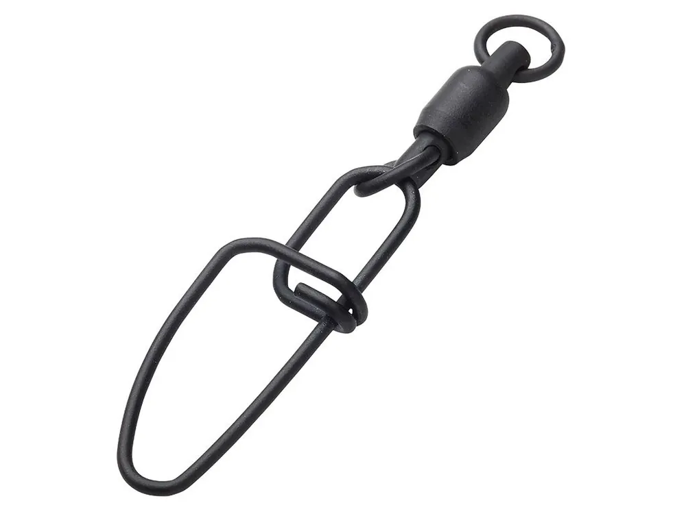 Madcat Karabinka S Obratlíkem Stainless BB Swivels W Crossl Snap Black 3 ks 90kg Nejlepší Volba