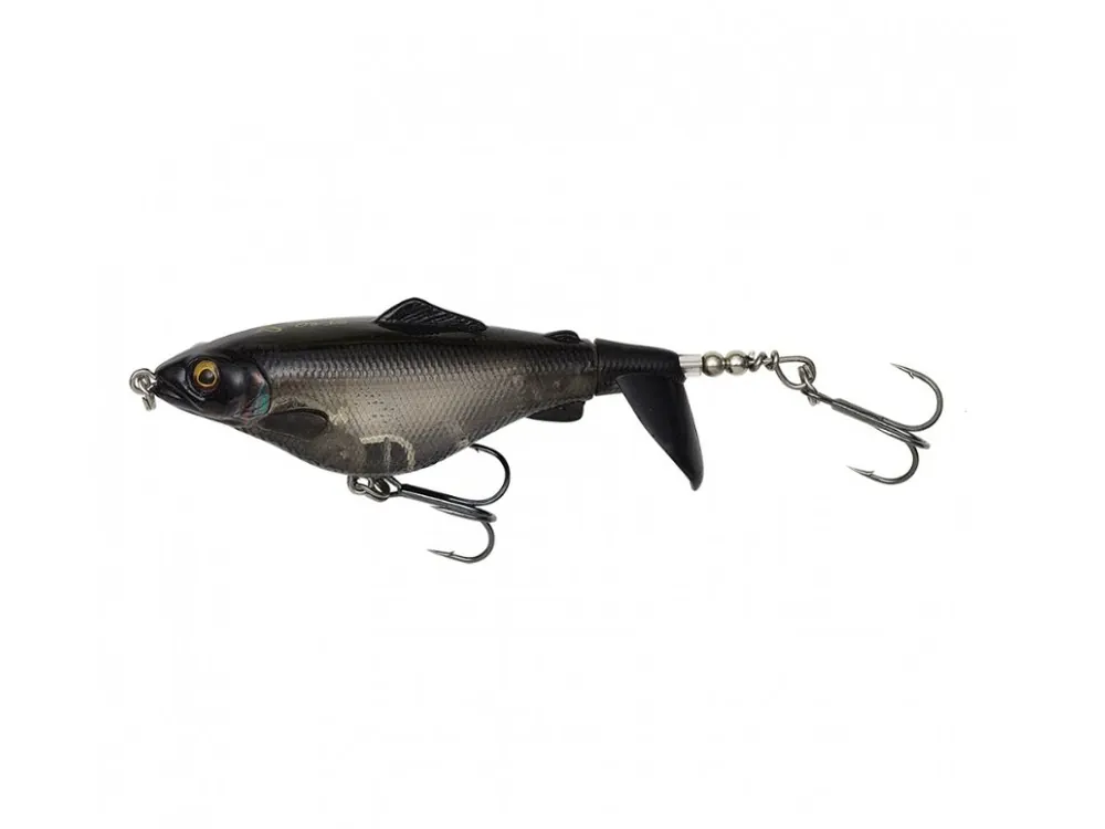 Savage Gear Wobler 3D Fat Smashtail Floating Black Ghost 8 cm 12 g Ihned K Objednání