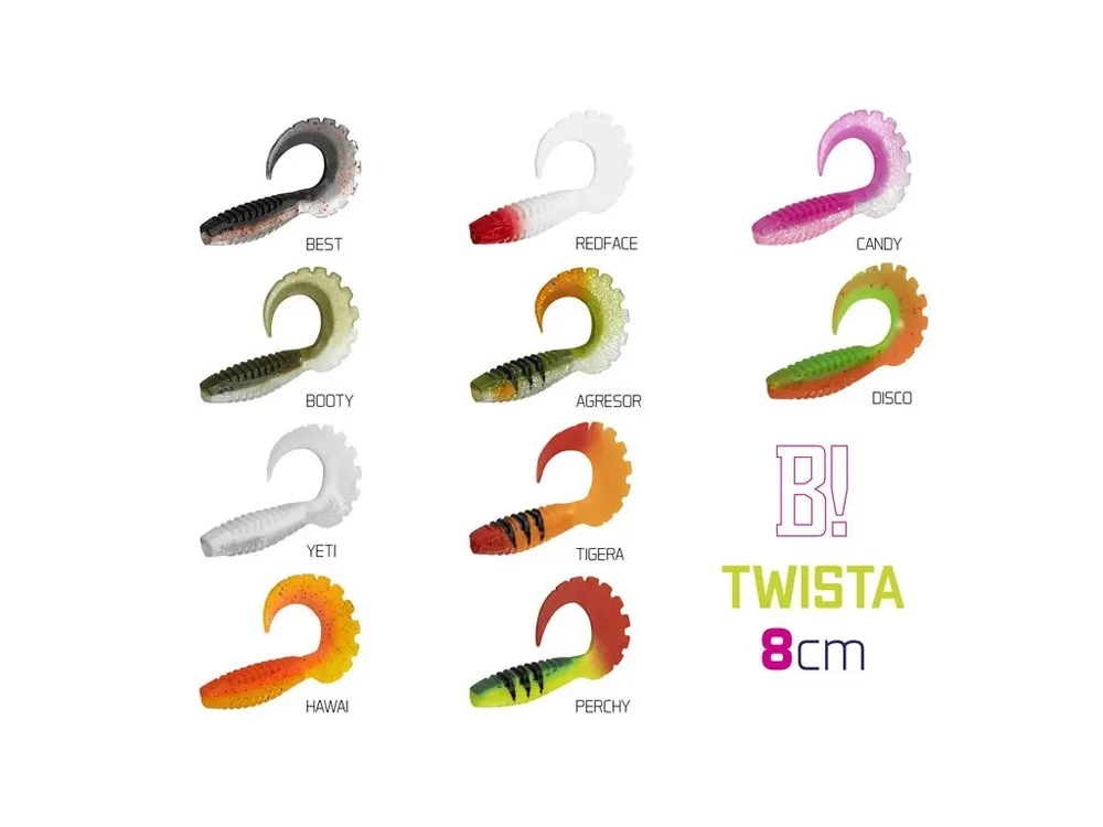 Zlevněný Delphin Umělá nástraha TWISTA UVs 5ks 8cm BEST
