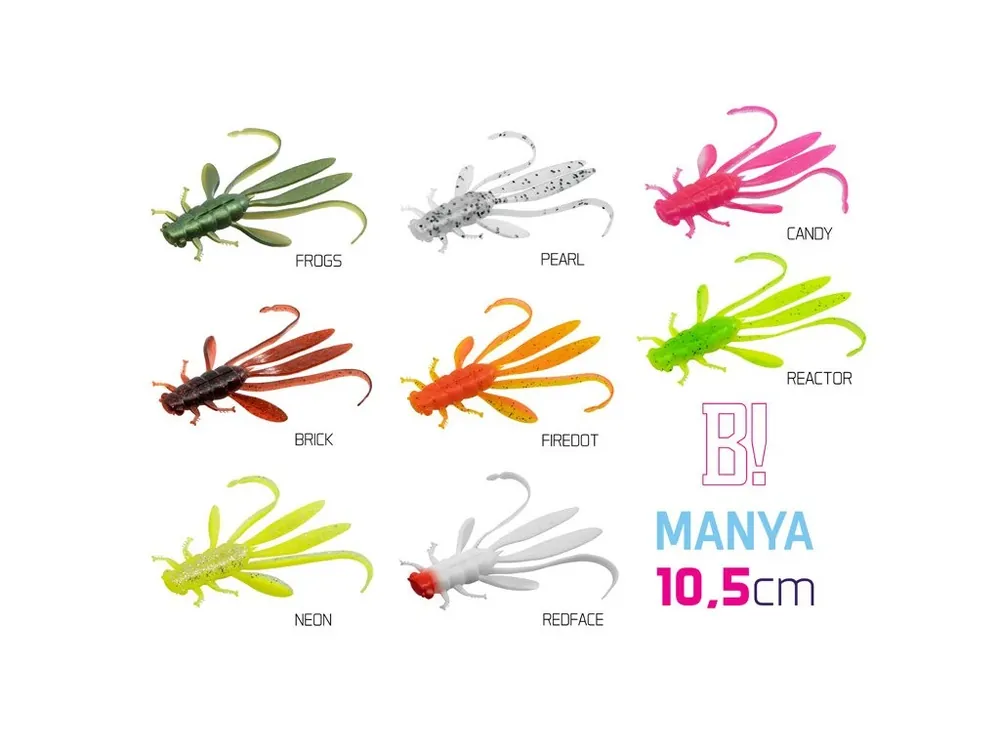 Dokud Zásoby Vydrží Delphin Top mix nástrah Nymfa MANYA UVs 5ks
10.5cm Pearl+Candy+Firedot+Reacto