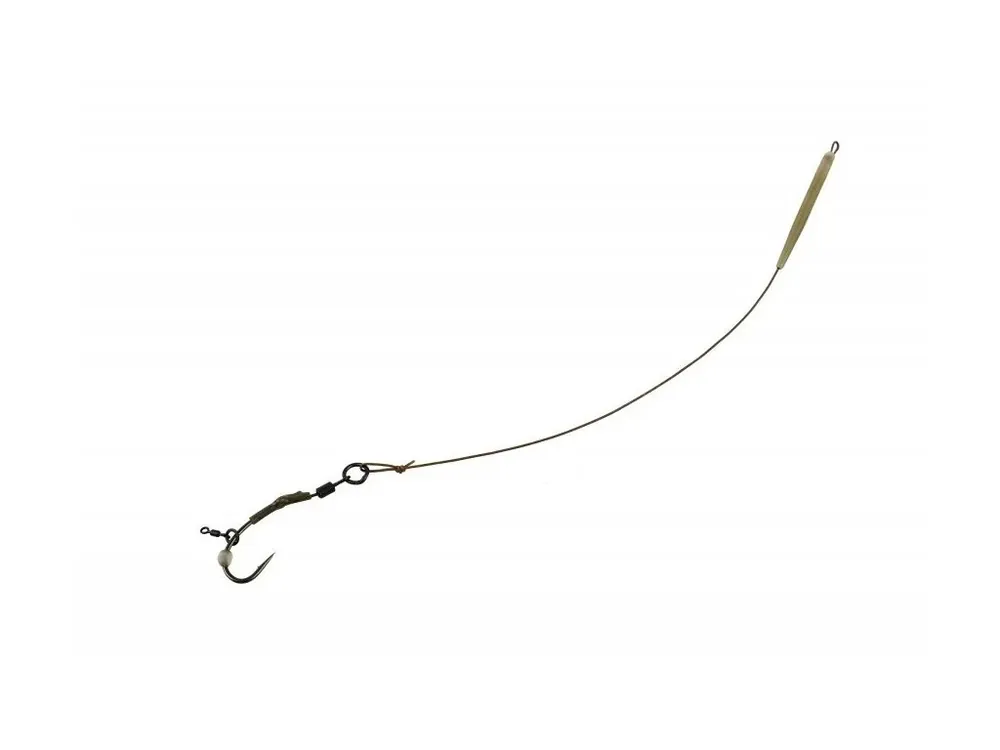 Carp´R´Us Hotový návazec Ready Ronnie rig Strip-X Mat Brown 25lb vel.4 2ks Speciální Cena