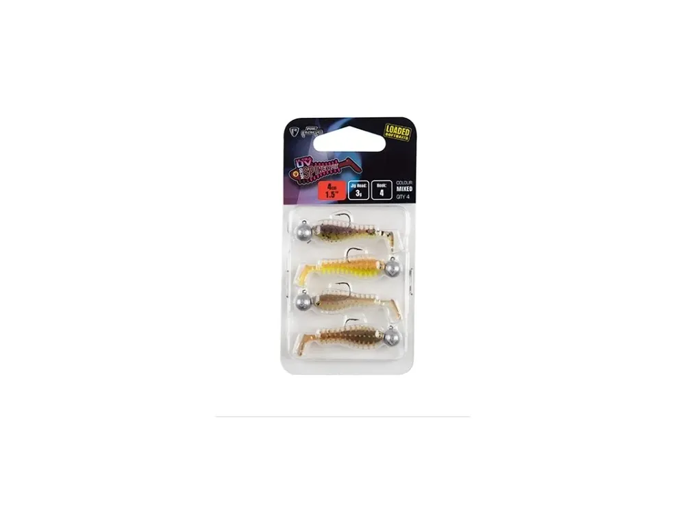 Fox Rage Gumová Nástraha Micro Spikey Fry Mixed UV Colour Pack Loaded 4cm Časově Omezené