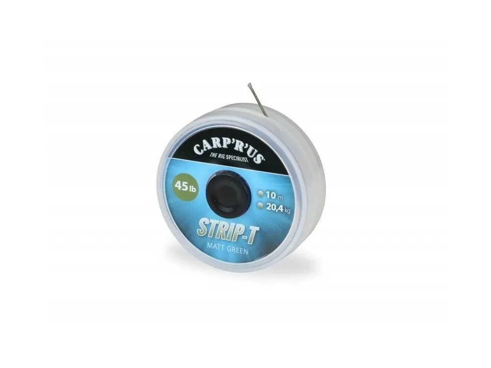 Carp´R´Us Potahovaná šňůrka Strip-T 10m 15lb Nová Kolekce