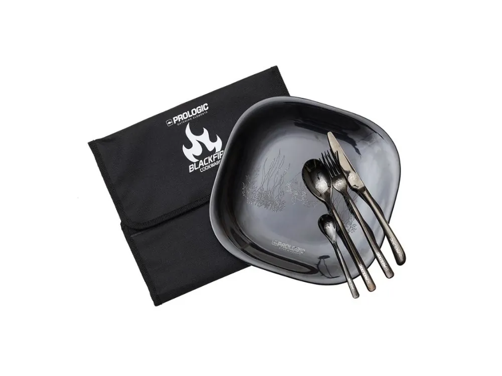 Prologic Talíř S Příborem Blackfire Dinning Set Časově Omezené