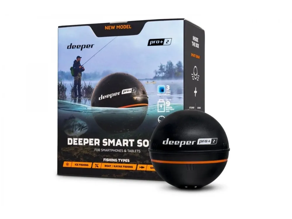 Nová Kolekce Deeper Nahazovací sonar Wifi s GPS Fishfinder Pro+ 2