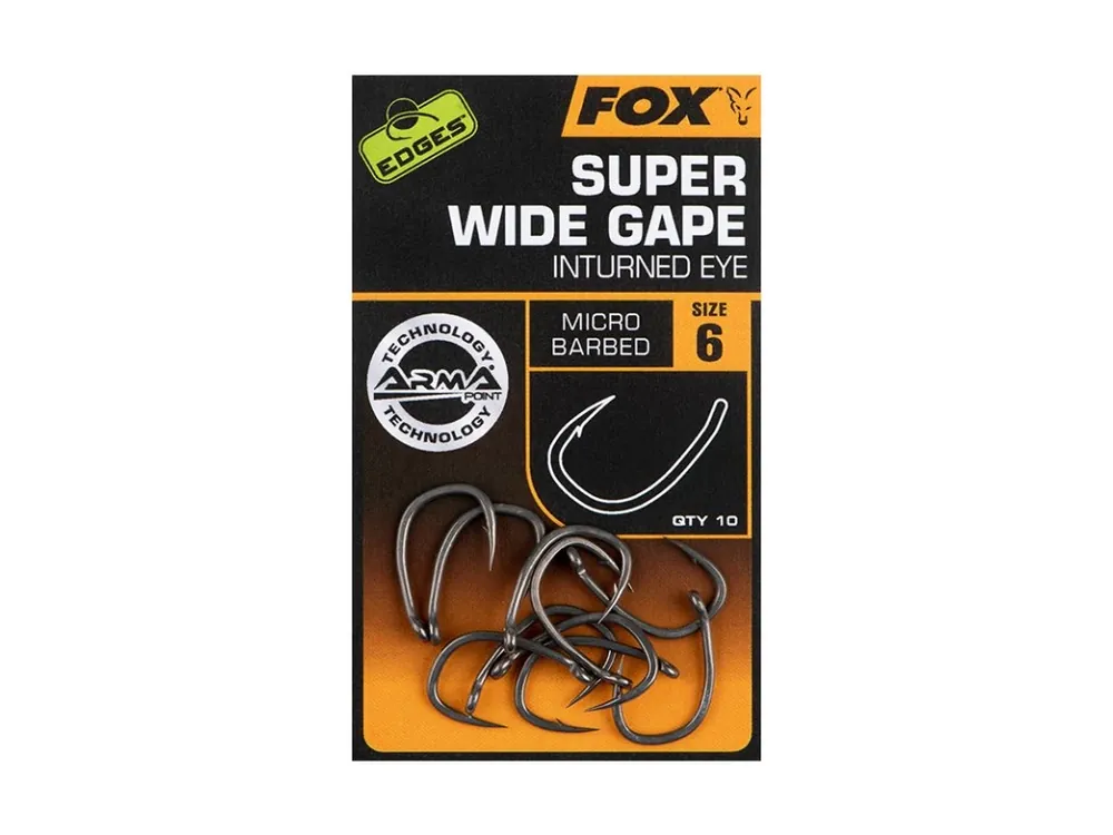 Oblíbený Fox Háčky Armapoint Super Wide Gape 10ks (Inturned Eye) vel.2
