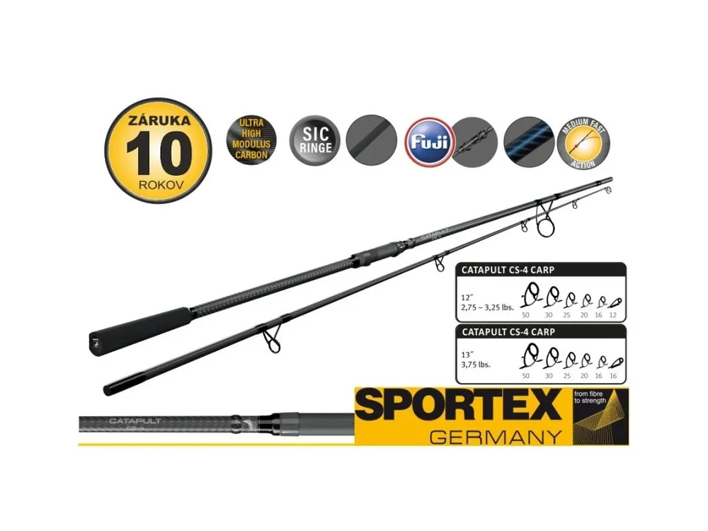 Aktuální Sportex Catapult CS-4 Carp 3,66 m 3,75 lb 2 díly
