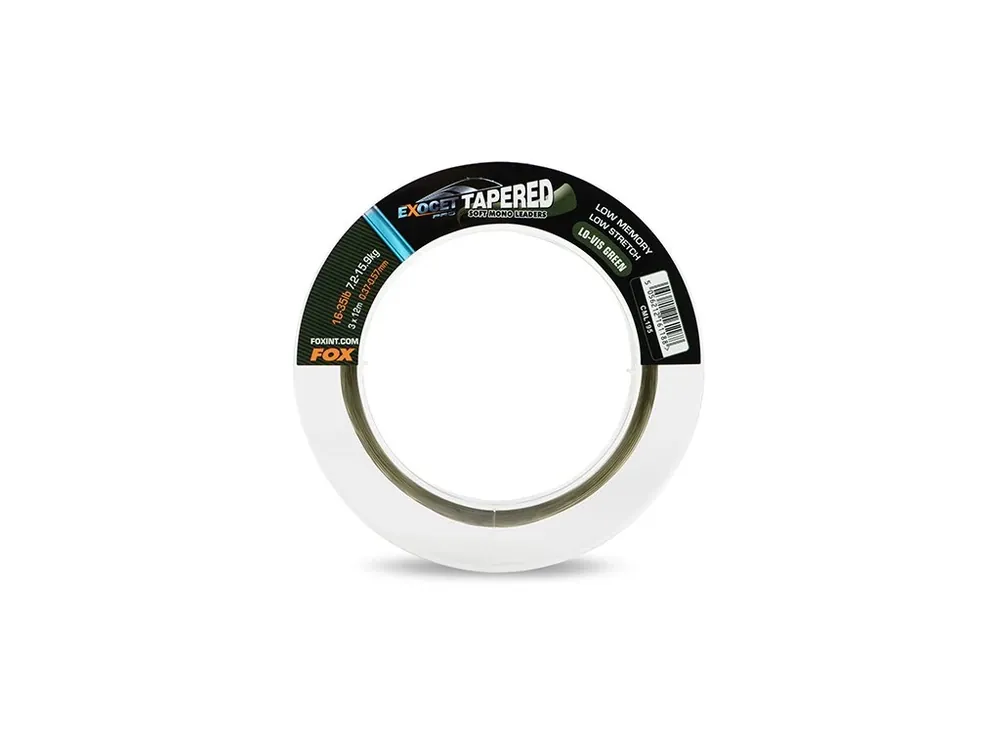 Levný Fox Vlasec Exocet Pro Tapered Leader 3 x 12m 0.37mm-0.57mm