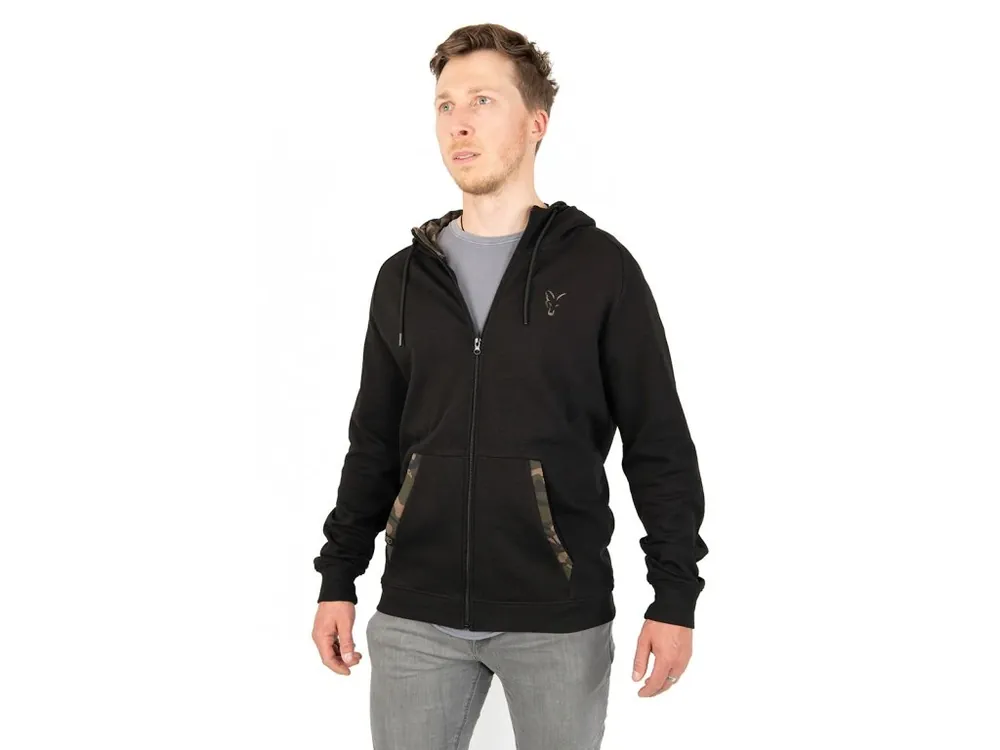 Fox Mikina LW Black/Camo Zip Hoody vel. S Časově Omezené