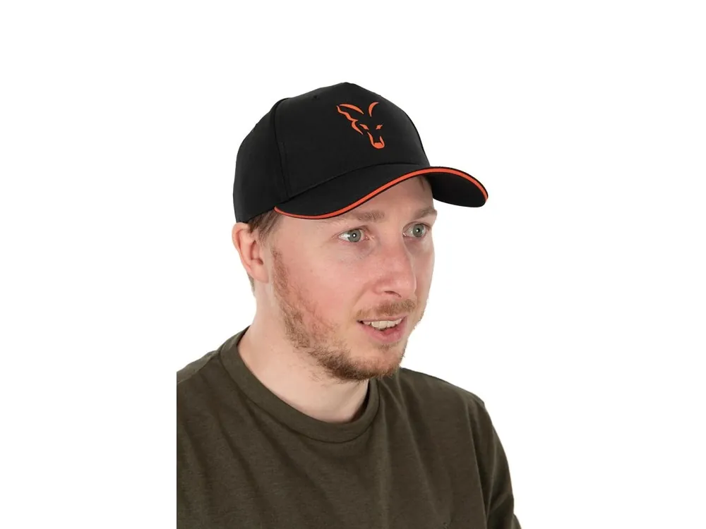 Fox Kšiltovka Collection Baseball Cap Black & Orange Pouze Dnes