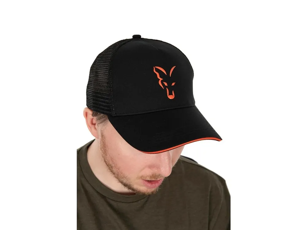 Nízká Cena Fox Kšiltovka Collection Trucker Black & Orange