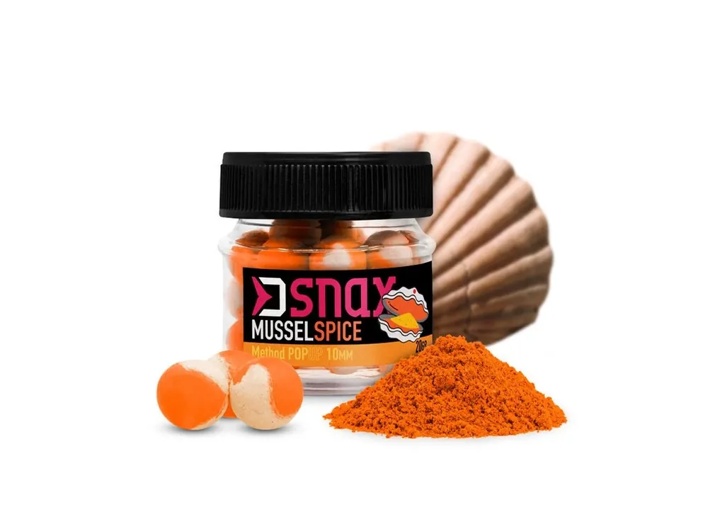 Delphin Nástraha D SNAX POP Mušle-Koření 10mm 20g Značkový