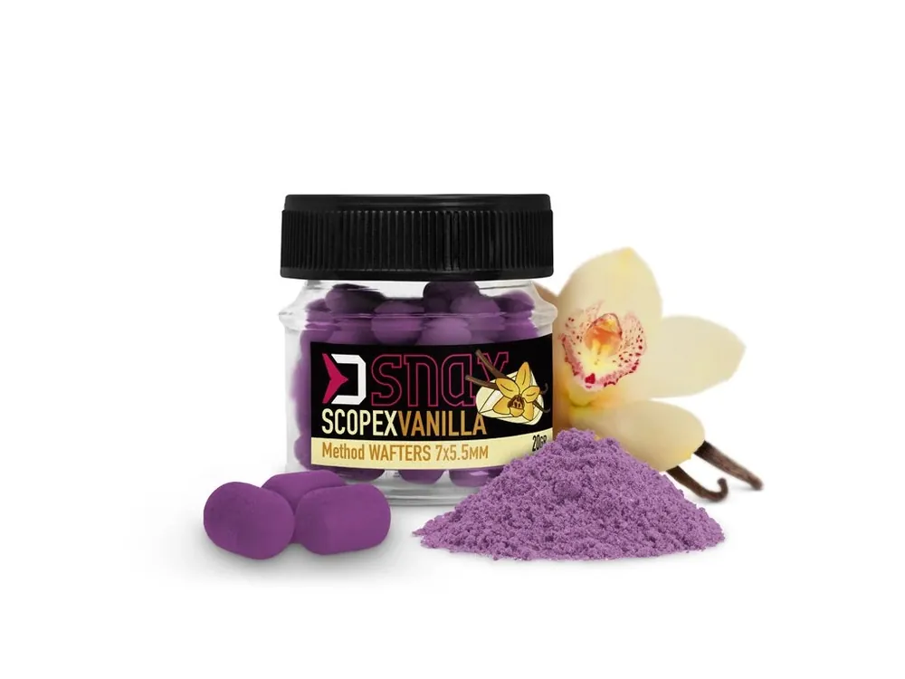 Delphin Nástraha D SNAX WAFT Skopex-Vanilka 10x7mm 20g Dokud Zásoby Vydrží