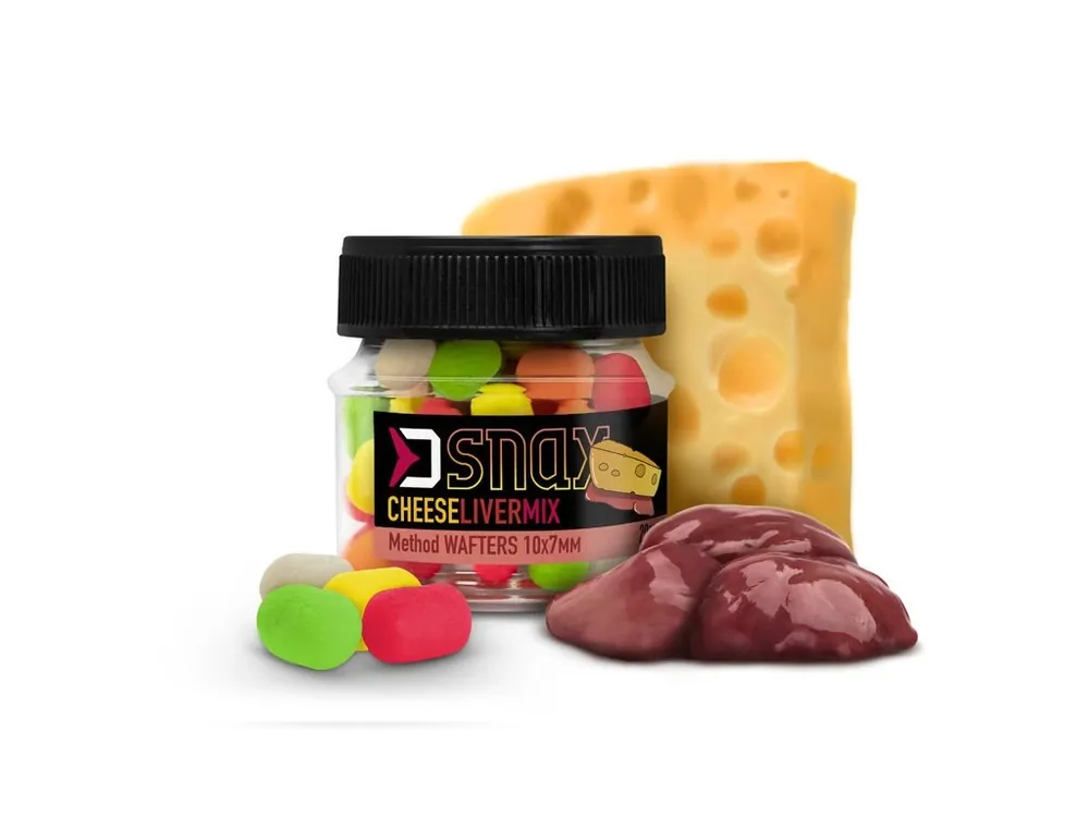 Nízká Cena Delphin Nástraha MIX D SNAX WAFT Sýr-Játra 10x7mm 20g