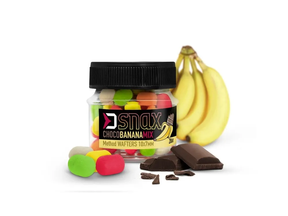 Delphin Nástraha MIX D SNAX WAFT Čokoláda-Banán 10x7mm 20g Akce