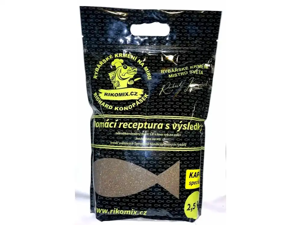 Výhodná Nabídka Konopásek RIKOMIX Kapr speciál černý 2,5 kg