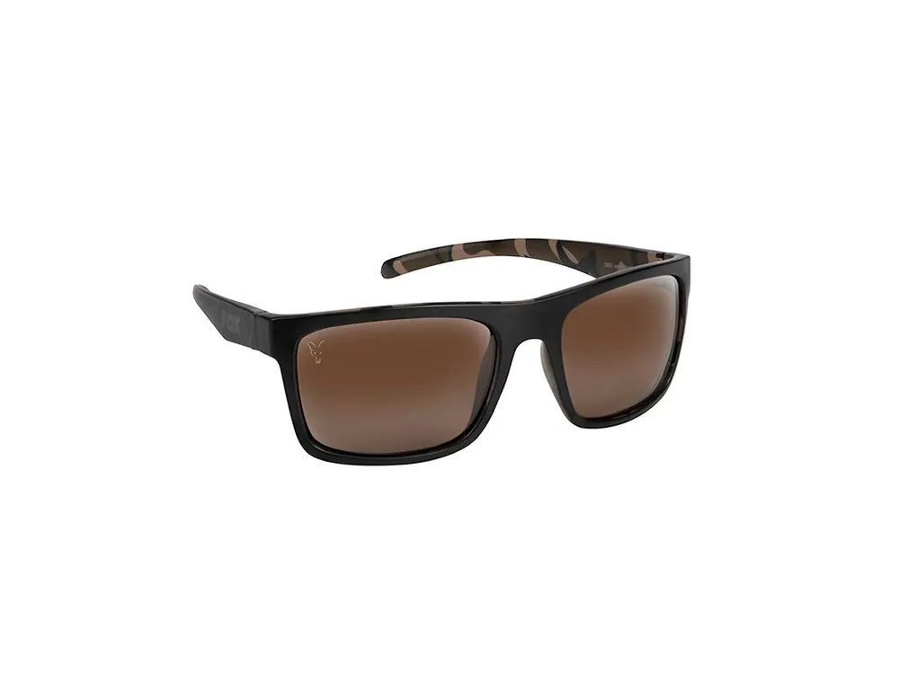 Nejlepší Volba Fox Polarizační Brýle Avius Black & Camo hnědé čočky