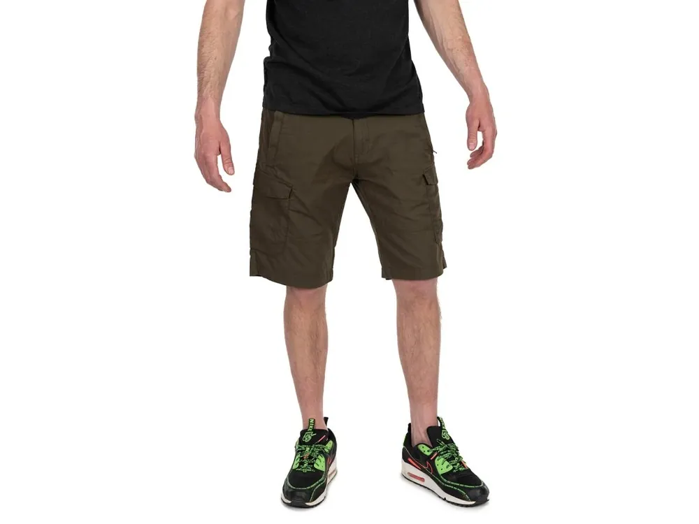 Fox Kraťasy Collection LW Cargo Shorts Green & Black vel. M Speciální Cena
