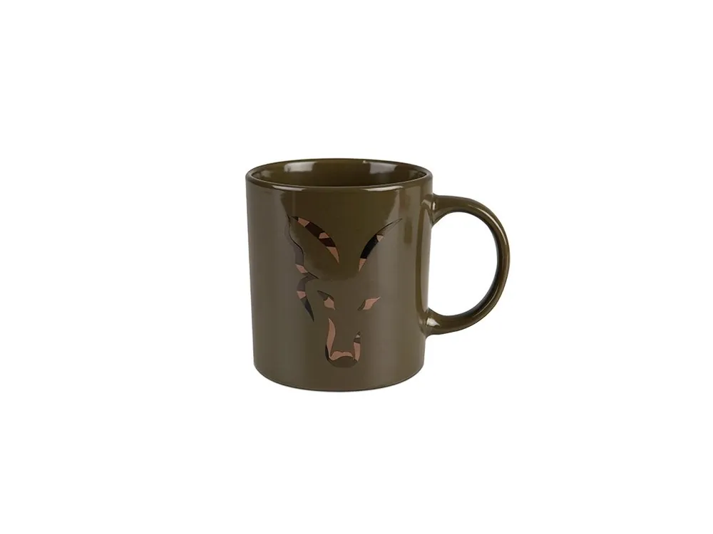 Fox Hrnek Green And Camo Head Ceramic Mug Horká Nabídka