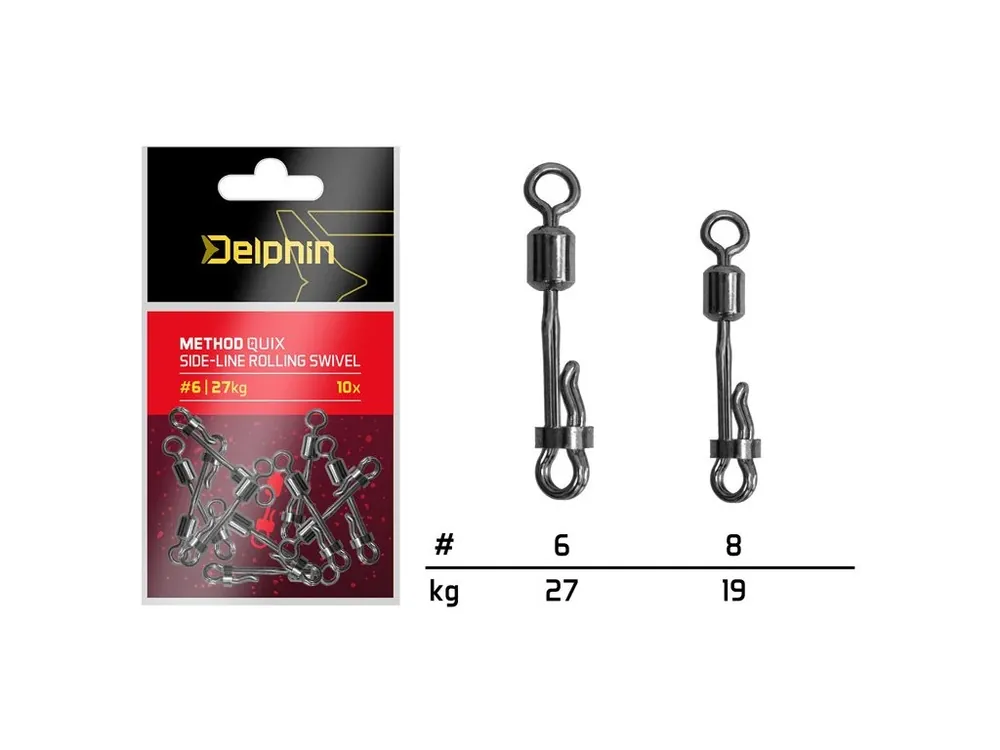 Delphin Obratlík Rychloobratlík S Pojistkou Method QuiX 10 ks 8 19kg Časově Omezené