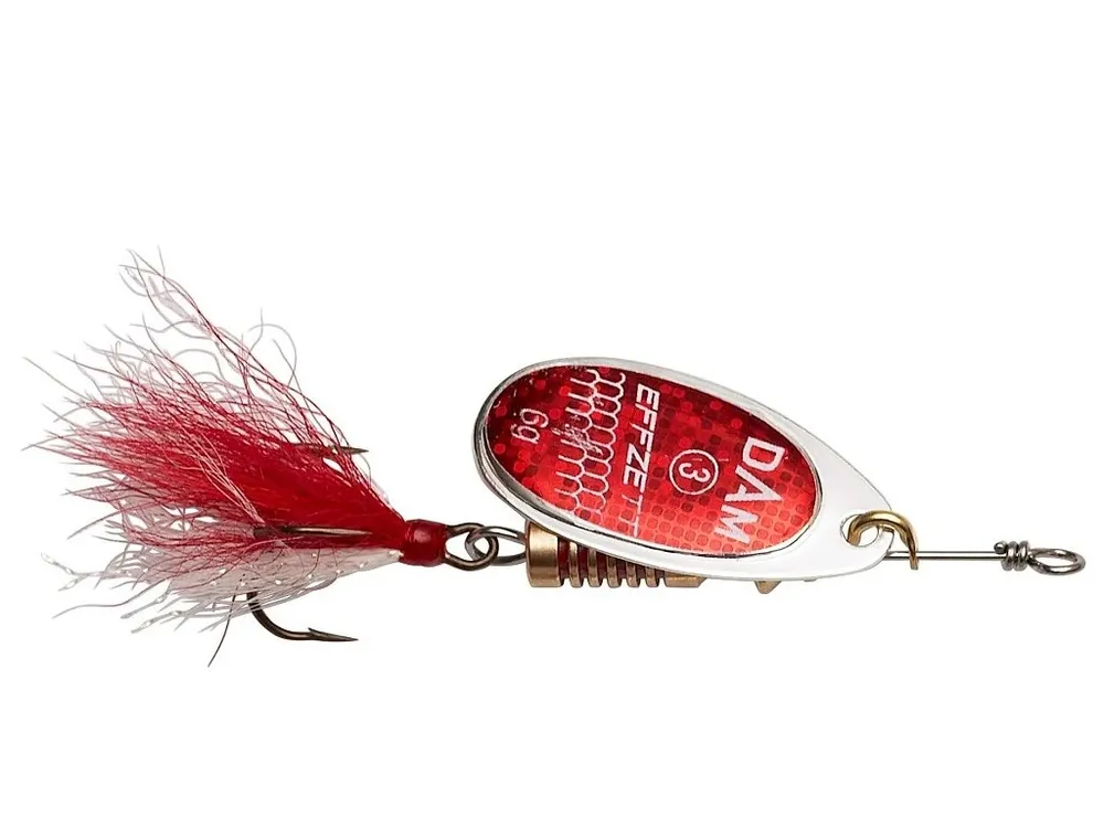Speciální Cena DAM Třpytka Effzett Standard Spinner Dressed Reflex Red 3g vel.1