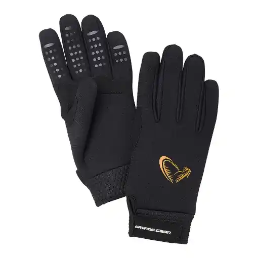 Rukavice Savage Gear Neoprene Stretch Gloves Black Cenová Bomba