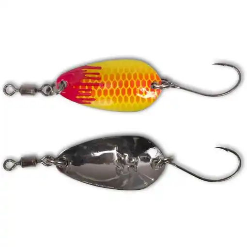 Nízká Cena Magic Trout Bloody Loony Spoon czerwony/żółty 2.5cm 2g