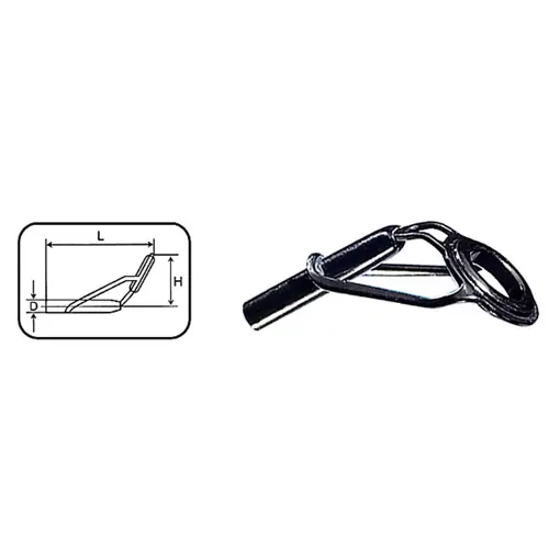 Koncové očko SiC Zirconia LS Standard 8 1.6mm Top Prodej