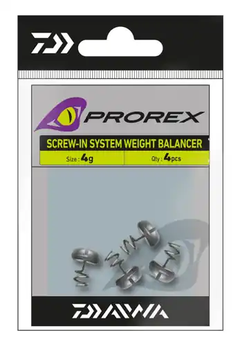 Kup Teď Daiwa Prorex Screw-in Weight Balancer 6g (4szt)
