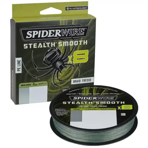 SpiderWire Stealth Smooth 8 Moss Green 150m 0.06mm Autentický