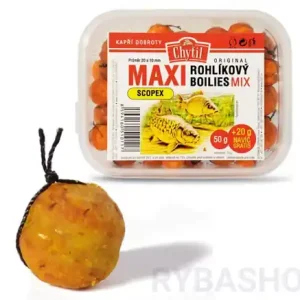 Značkový Rohlíkový boilies MAXI Mix 20mm, Česnek