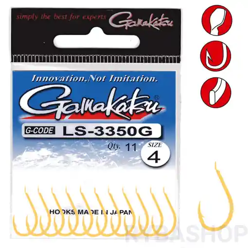 Speciální Cena Gamakatsu LS-3350G Hook 2 8pcs