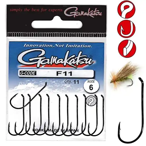 Gamakatsu F11 Hook 4 11stk. Výhodná Nabídka