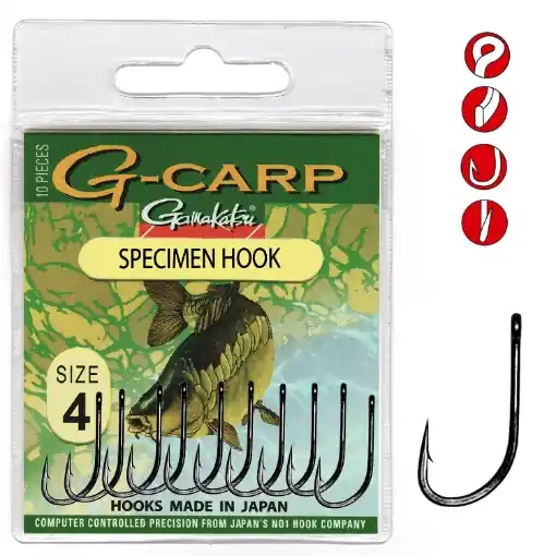 Nejprodávanější Gamakatsu G-Carp Specimen Hook 2