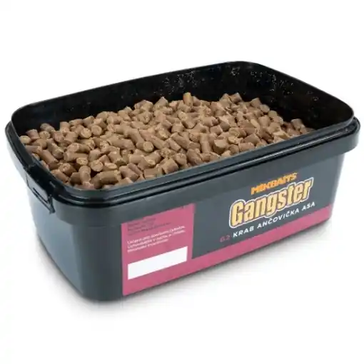 Sleva Mikbaits Gangster Pellets G2 Krabbe Sardelle Asa 6mm 700g
