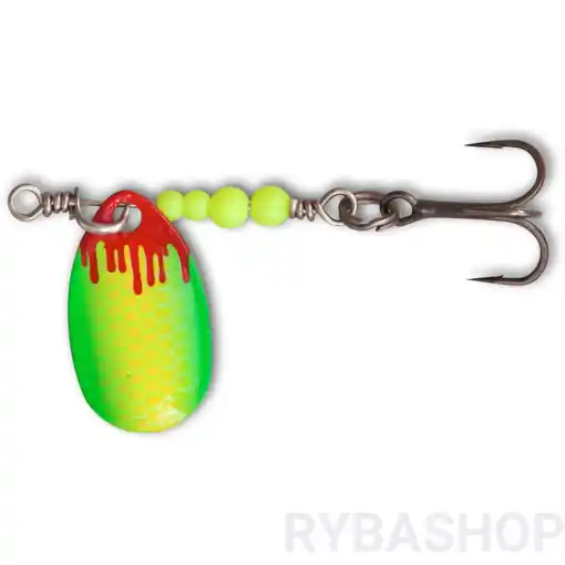 Třpytka Magic Trout Bloody UL Spinner,yellow/green Aktuální