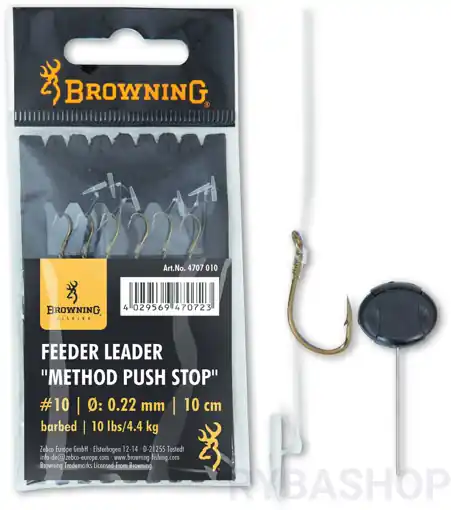 Browning Feeder Leader Method Push Stop Vrácení Zdarma