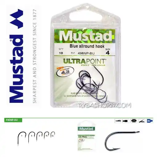 Nakupujte Hned Mustad UltraPoint 496NP-BU Allround