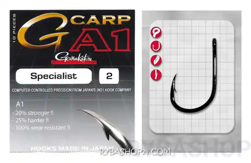 Kup Teď Gamakatsu A1 G-Carp Specialist Hook