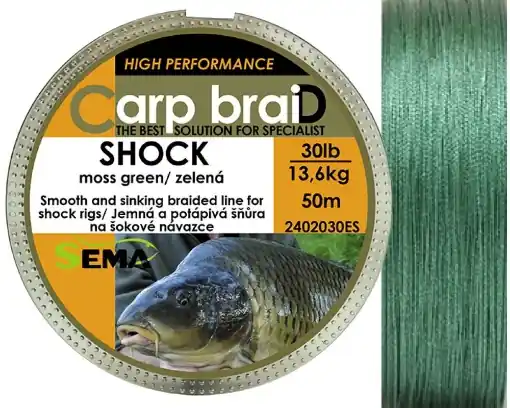 Sema Carp braiD Shock 50m Nejlepší Volba