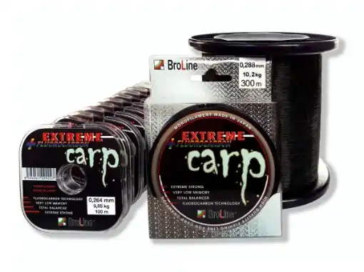 Bezpečná Platba BroLine Extreme Carp Fluorocarbon 300m