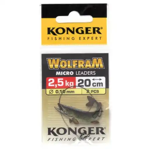 Wolframové lanko Konger 20cm, 2.5kg (2ks) Víkendová Akce
