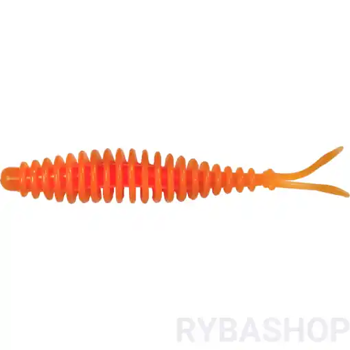 Akční Nabídka T-Worm V-Tail Sýr 6.5cm, neonová oranžová