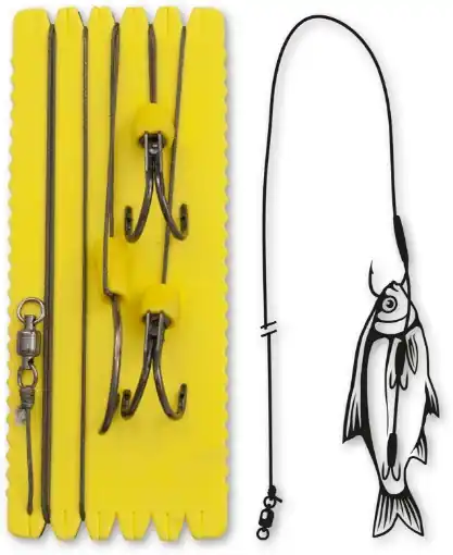 Ověřený Návazec Black Cat Big Bait Ghost Rig, L 8/0+3/0