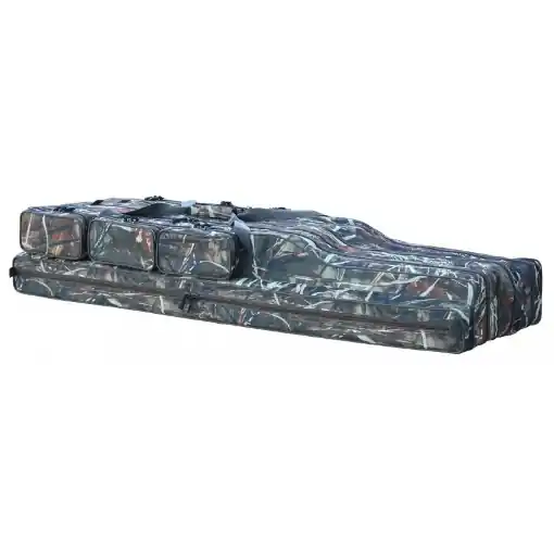 Obal na pruty Suretti Camo 3-komorový, 145 cm Zlevněný