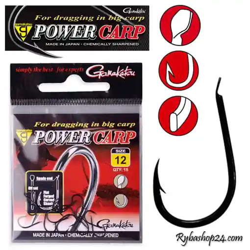 Gamakatsu Power Carp Flatted Eye, vel.14 Bezpečná Platba
