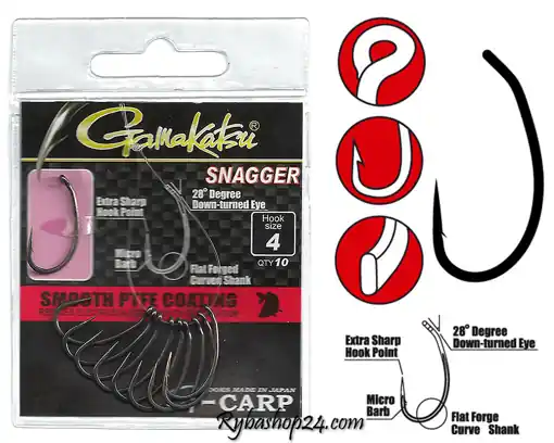 Kup Teď Gamakatsu G-Carp Snagger, vel.4